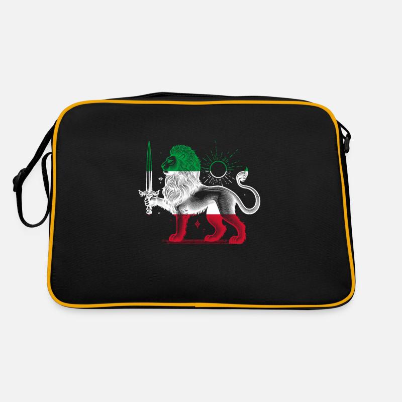 Shir o Khorshid - Persian Design (Iran) Retro Bag