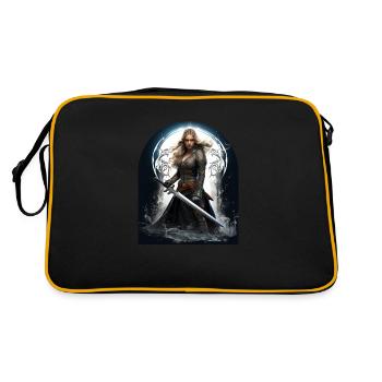 Guerrière gardienne des portes celtes - Sac Retro - noir/or - Dos