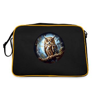 Grand-duc - Sac Retro - noir/or - Dos