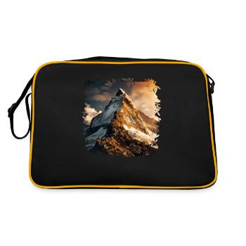 Le Cervin, un point de repère pour Zermatt - Sac Retro - noir/or - Dos