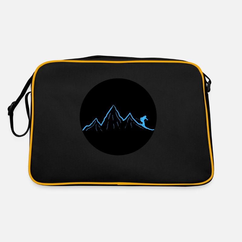 Ski dich frei! (hell blau) Retro Tasche