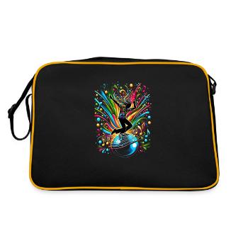 Dancing Rhythm – Musical Joie de vivre - Sac Retro - noir/or - Dos