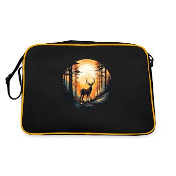 Shadow of the deer - Retro Bag - black/gold - Back