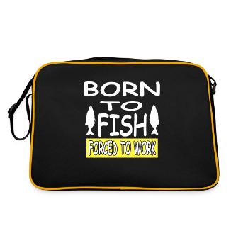 Angling - Retro Bag - black/gold - Back