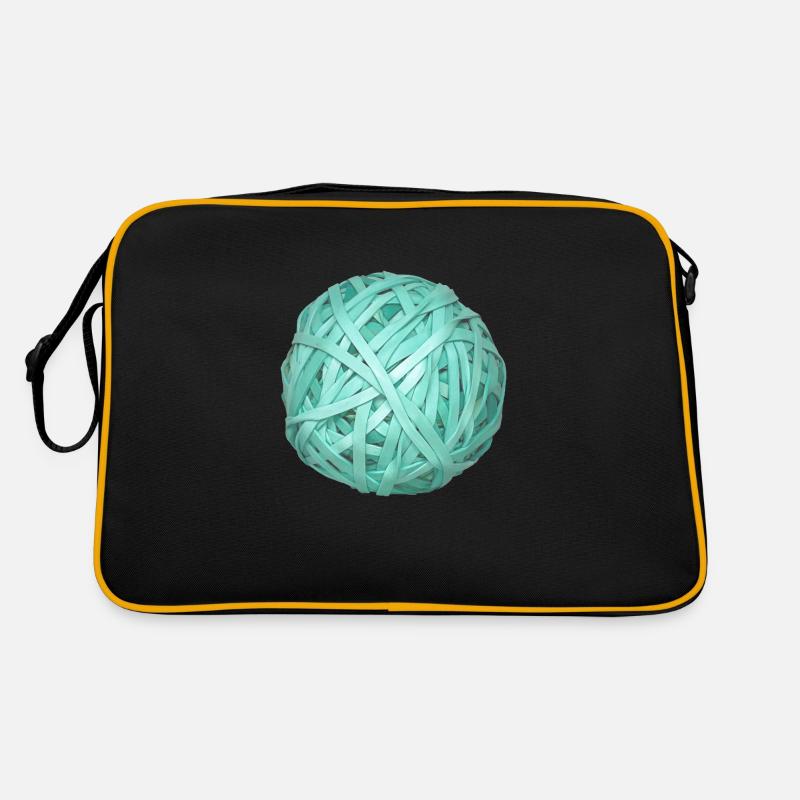 Bal de ruban turquoise Sac Retro