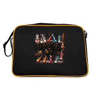 Melodic Steps - Retro Bag - black/gold - Back
