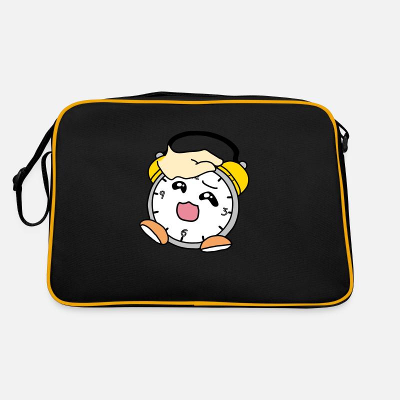 PatPat - Retro Tasche - Schwarz/Gold