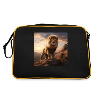 Roi des Lions - Sac Retro - noir/or - Dos