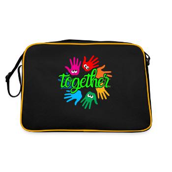 together - Retro Bag - black/gold - Back