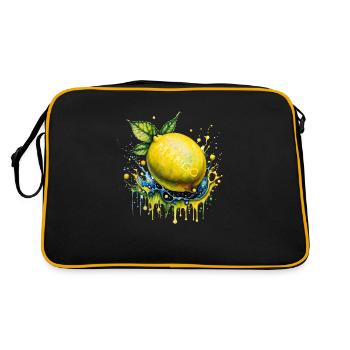 Lemon Mango - Retro Bag - black/gold - Back