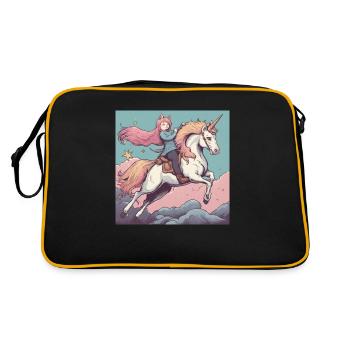 Chats Licorne - Sac Retro - noir/or - Dos