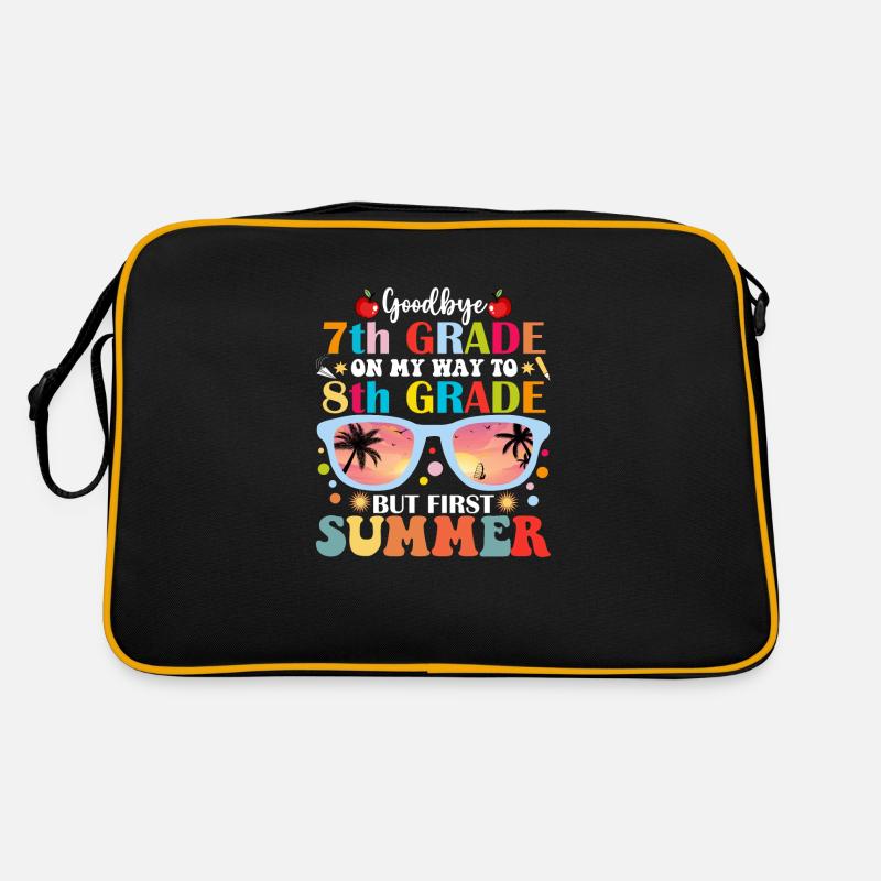 Goodbye 7th Grade Hello 8th Grade But First Summer Retro Bag