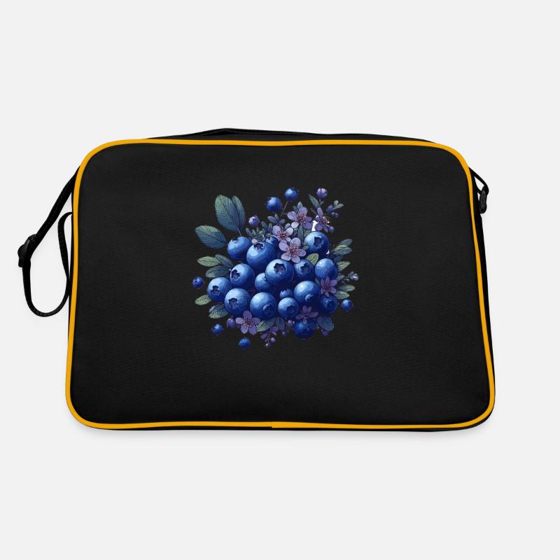 Bouquet de myrtilles Sac Retro