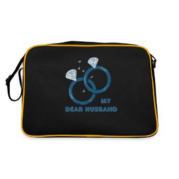 My Dear husbans - Retro Bag - black/gold - Back