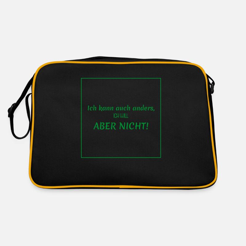 Funny sayings - I can do things differently Retro Bag