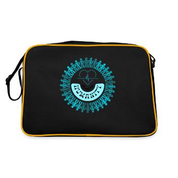 Défendez l’humanité - Sac Retro - noir/or - Dos