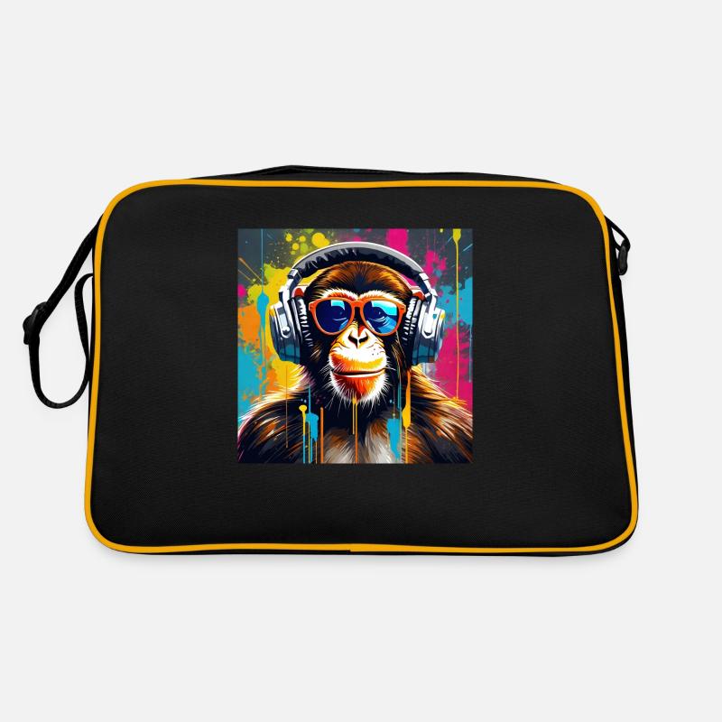 Music Monkey Retro Tasche