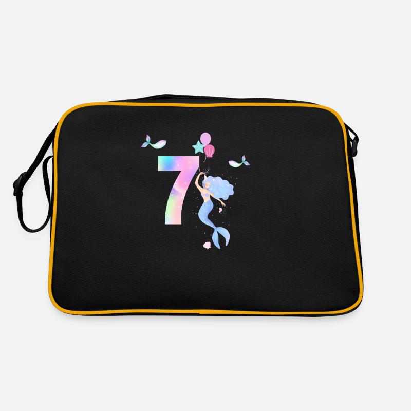 7th Anniversary Mermaid Retro Bag