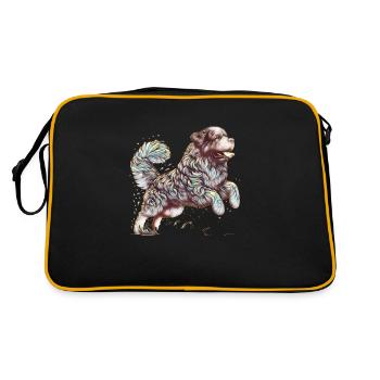 Newfoundland Wave of Joy - gold - Retro Bag - black/gold - Back