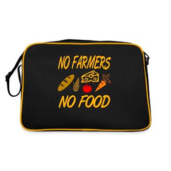 Bauer - Retro Tasche - Schwarz/Gold - Hinten