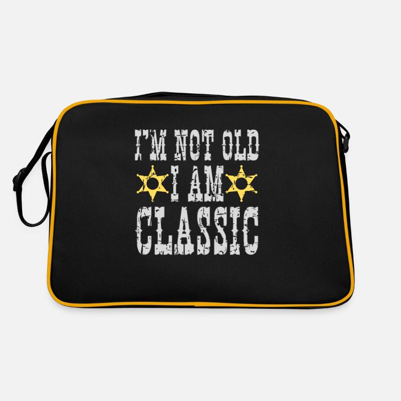 Ich bin nicht alt, ich bin ein Klassiker Retro Tasche
