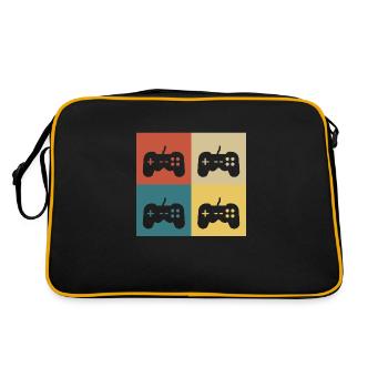 Retro Vintage Console - Retro Bag - black/gold - Back