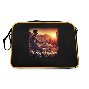 My Regular Brown - Retro Bag - black/gold - Back