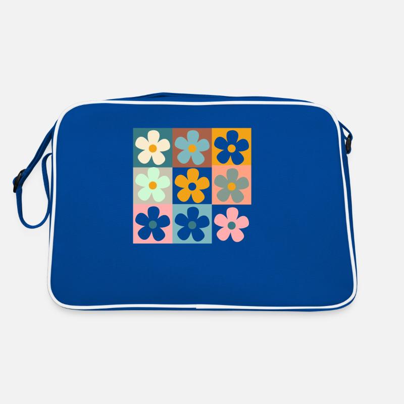 Retro Gänseblümchen Blumen Retro Tasche