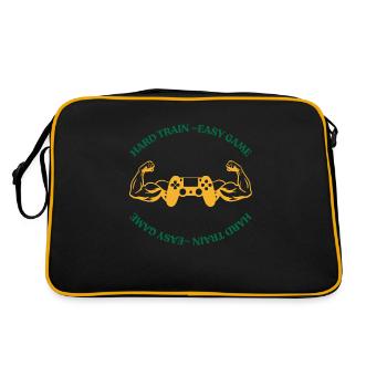 Chemise de jeu - Sac Retro - noir/or - Dos
