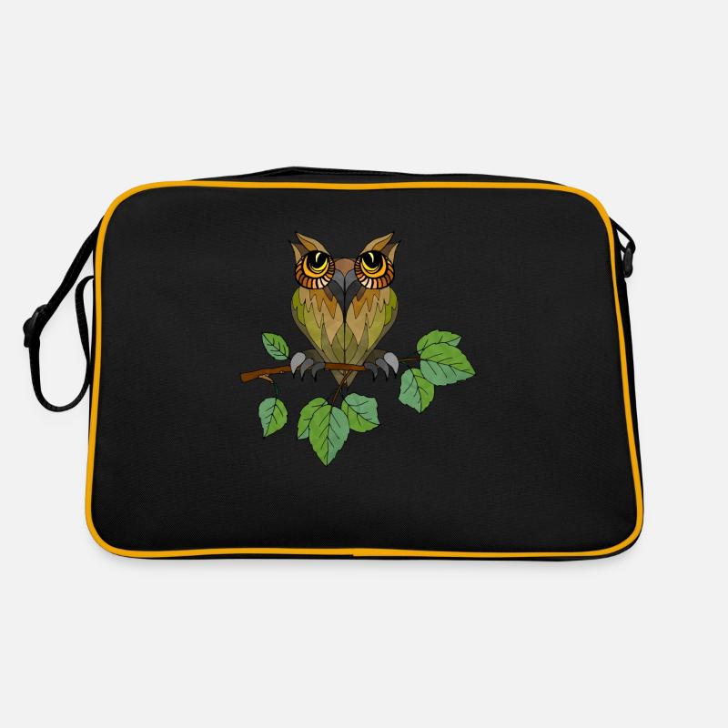 Bunter Vogel Retro Tasche