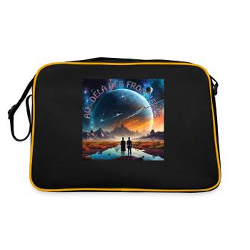 Au delà des frontières - Sac Retro - noir/or - Dos