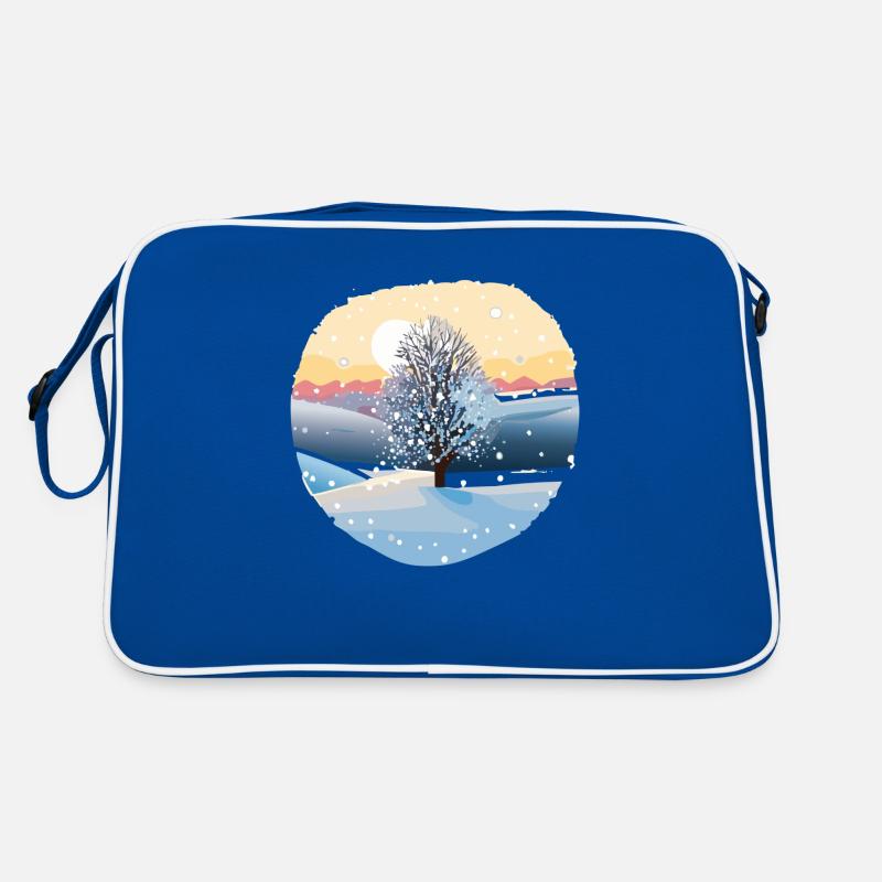 Winter Magic: Snow Magic Tree Retro Bag