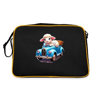 Sprint de moutons - Sac Retro - noir/or - Dos