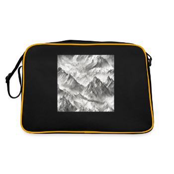 Montagnes - Sac Retro - noir/or - Dos