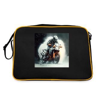 Enduro Tour 1 - Retro Bag - black/gold - Back