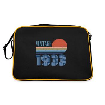 Vintage 1933 - Retro Bag - black/gold - Back