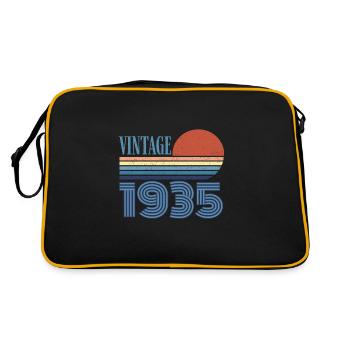 Vintage 1935 - Retro Bag - black/gold - Back