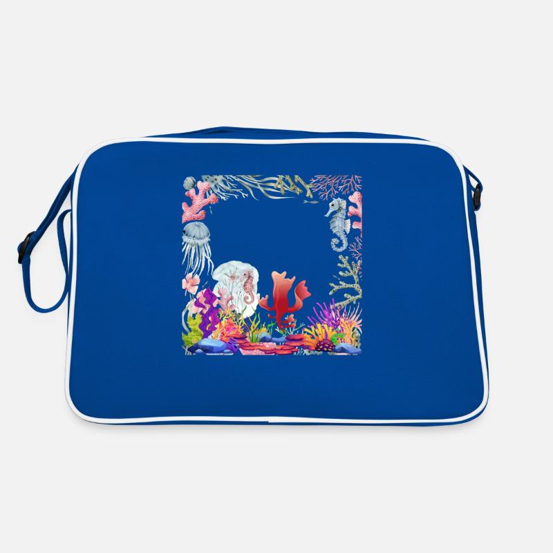 Seepferdchen Retro Tasche