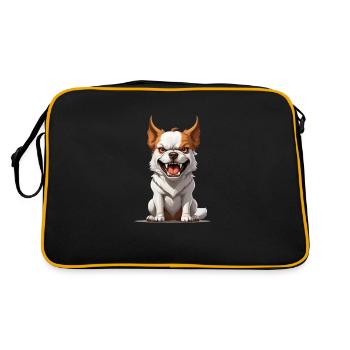 Dog Evil - Retro Bag - black/gold - Back