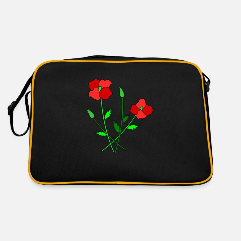 Coquelicots en fleurs Sac Retro