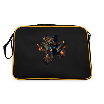 Magic Elf - Retro Bag - black/gold - Back