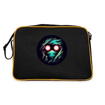 Glowing Observer - Retro Bag - black/gold - Back