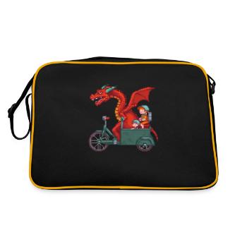 Fantasy Ride Pixel - Retro Bag - black/gold - Back