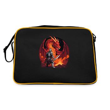 Dragon's Lair Showdown - Retro Bag - black/gold - Back