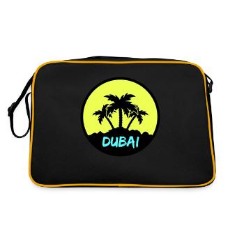 Dubai - Retro Bag - black/gold - Back