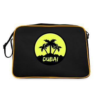 Dubai - Retro Bag - black/gold - Back