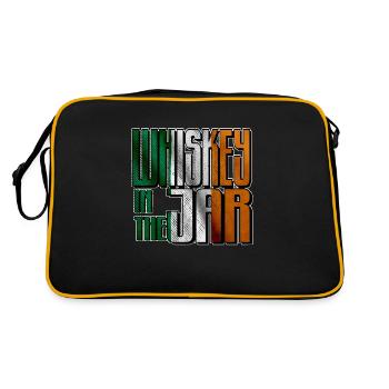 Whisky dans le bocal - Sac Retro - noir/or - Dos