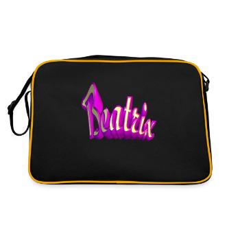 beatrix2 - Retro Bag - black/gold - Back