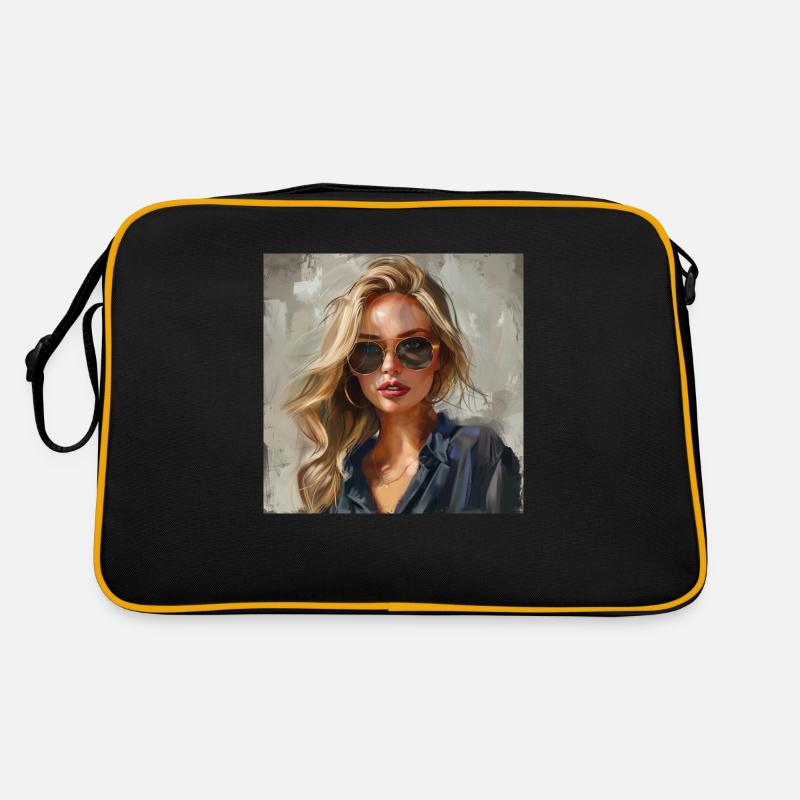 Blond Retro Tasche