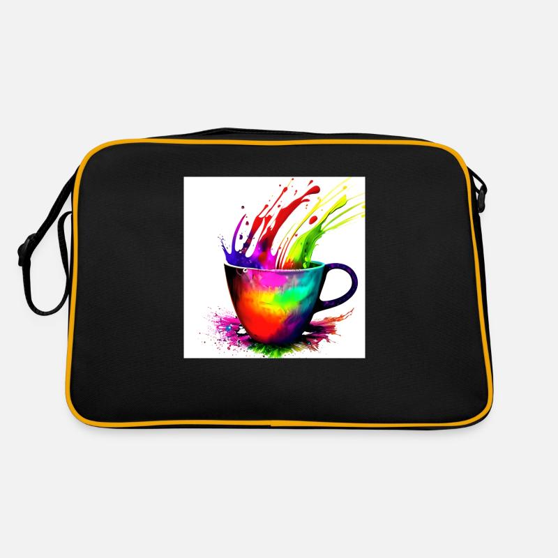 Kaffeetassen bunt 28 Retro Tasche